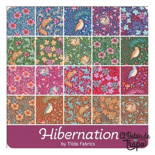 Pack 5 Fat Quarters Tilda Hibernation...