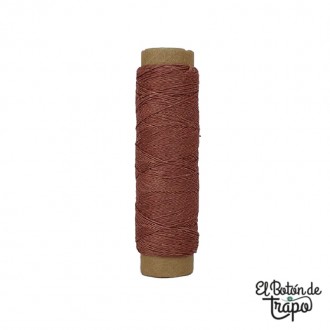 Hilo de Lino Roselló Rojo No.199