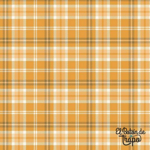 Franela Primo Plaid Fashion Gold