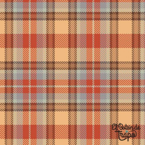 Franela Primo Plaid Fashion Tan