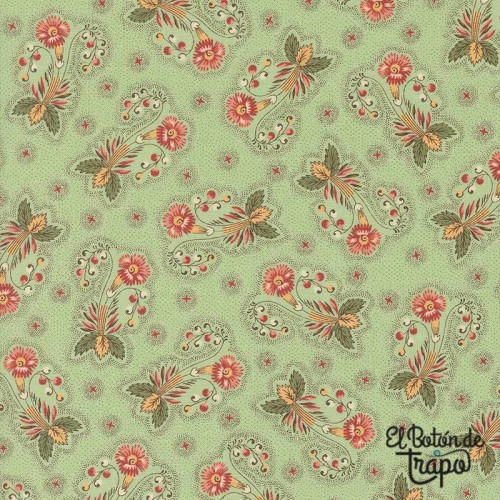 Tela Dinahs Delight Small Floral...