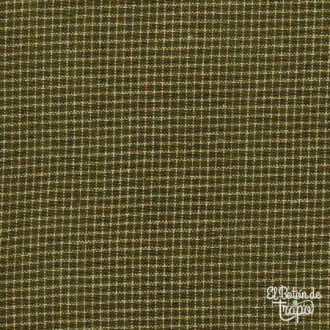 Tela Japonesa tramada Vichy Verde Diamond Textiles