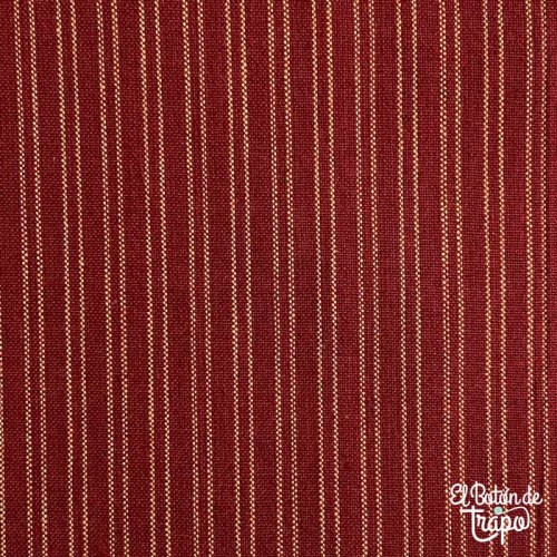 Tela Country Diamond Traditional Homespun 3786 Wine