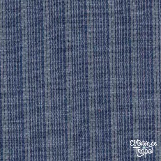 Tela Country Diamond Textiles de Rayas Azul Traditional Homespun 3901