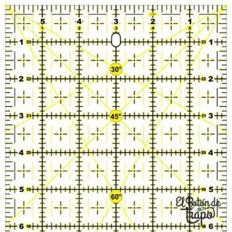 Regla Platchwork 6 x 24 pulgadas 2
