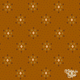 Tela Kim Diehl Quiet Grace Diamond Clusters Chestnut
