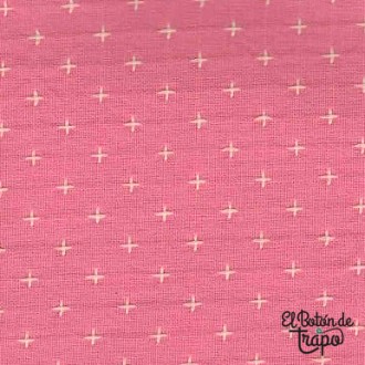 Tela Japonesa Tramada Manchester Rose Quartz