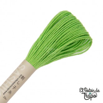 Hilo Sashiko Verde Lima Olympus
