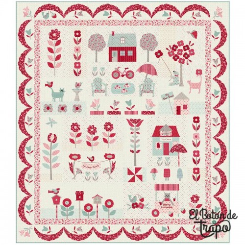 Kit My Summer House de Bunny Hill Designs Moda Fabrics