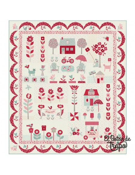 Kit My Summer House de Bunny Hill Designs Moda Fabrics