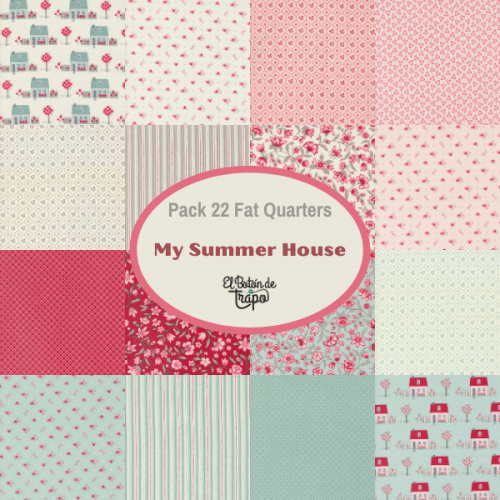 Pack 22 Fat Quarters My Summer House