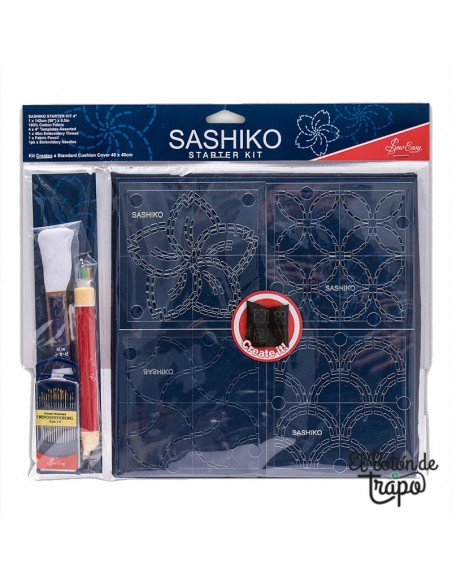 Kit Iniciación Sashiko con plantillas