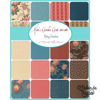 Charm Pack Kate's Garden Gate de Betsy Chutchian Moda Fabrics 2