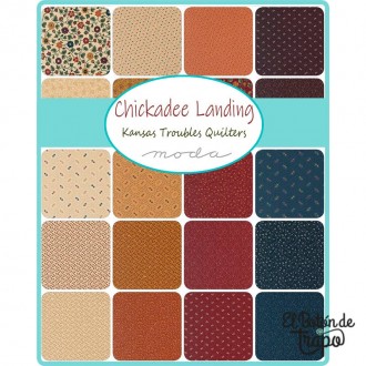 Charm Pack Chickadee Landing de Kansas Troubles  Moda Fabrics 2