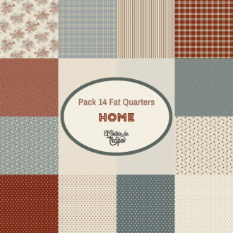 Pack 14 Fat Quarters Home