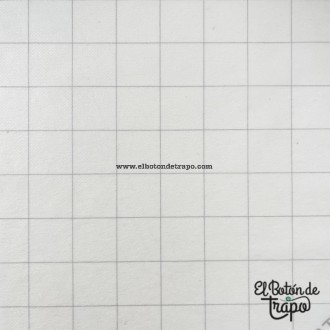 Entretela thermoadhesiva cuadriculada 1 Pulgada para Patchwork 2