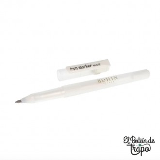 Marcador blanco para telas oscuras borrable con calor Bohin 2