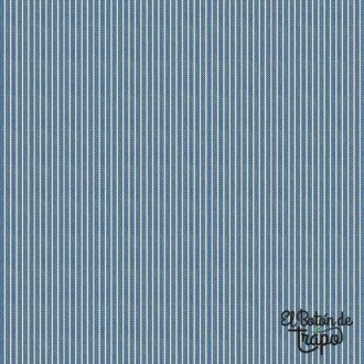 Tela Tilda Tramada Creating Memories Tinystripe Blue