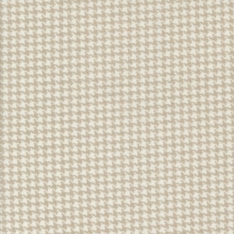 Franela Patchwork Moda Fabrics Cuadritos Crema