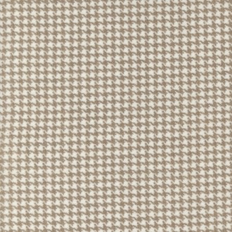 Franela Patchwork Moda Fabrics Cuadritos Tostado