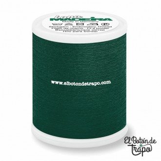 Hilo de Lana Madeira para bordar Verde Pino Oscuro 3821