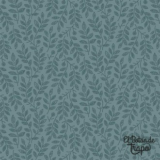 Tela trasera patchwork doble ancho 274 cm Willow Blue Treasured Past Marcus Fabrics