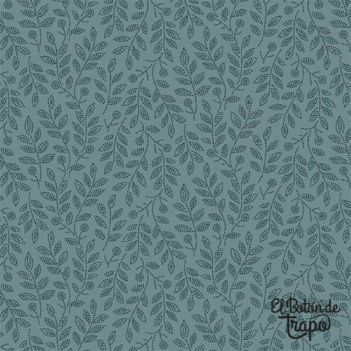 Tela trasera patchwork doble ancho 274 cm Willow Blue Treasured Past Marcus Fabrics
