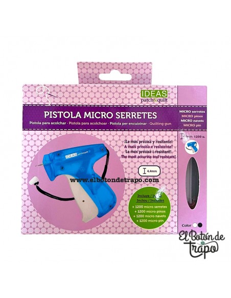 Pistola micro serretes patchwork