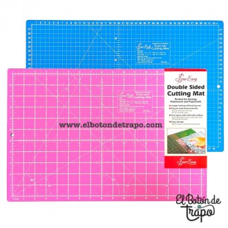 Base de corte patchwork sew easy rosa azul 2