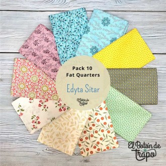 Pack  de10 Fat Quarters Edyta Sitar 2