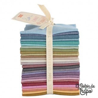 Pack 28 Fat Eights Tilda Chambray