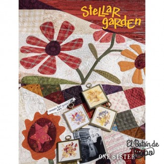Libro Patcjhwork Stellar Garden Quilt One Sister Janet Rae Nesbitt