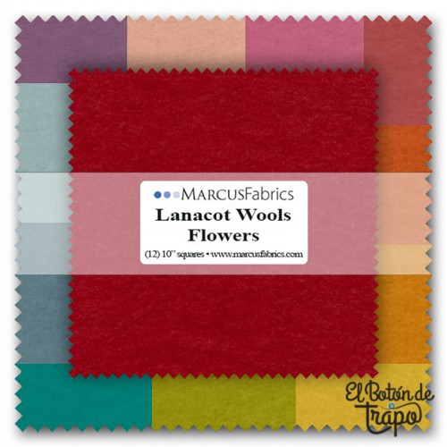 Layer Cake Lanacot Wools Flowers Marcus Fabrics