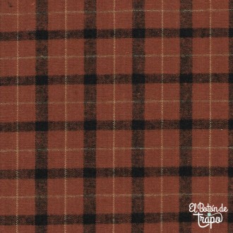 Tela Country de Algodón Peinado de Diamond Textiles NARANJA