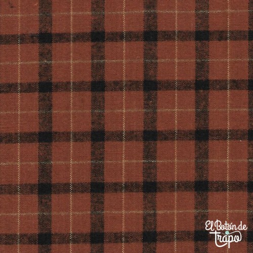Tela Country de Algodón Peinado de Diamond Textiles NARANJA