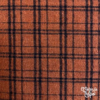 Tela Country de Algodón Peinado de Diamond Textiles NARANJA