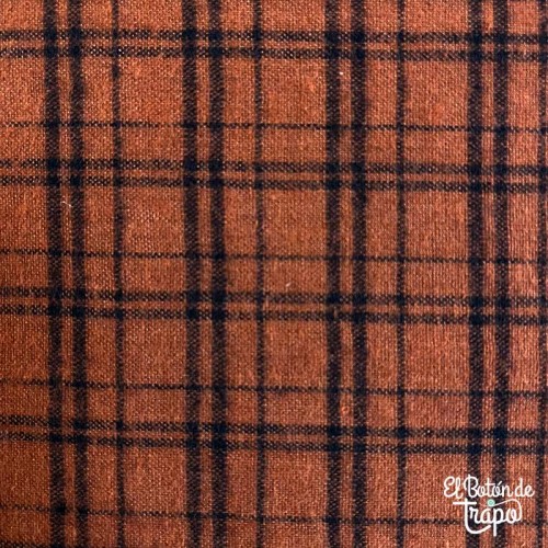 Tela Country de Algodón Peinado de Diamond Textiles NARANJA