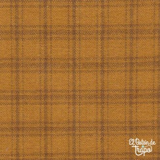 Tela Country para Patchwork de color amarillo miel