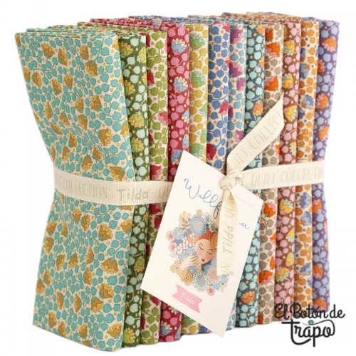 Pack 12 Fat Quarters Tilda Wallflower...
