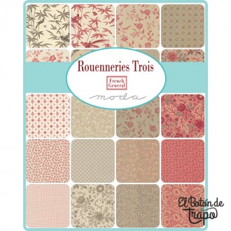 Mini Charm Pack Rouenneries...