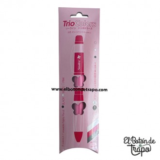 Lápiz para Tela 3en1 Blanco-Negro-Rosa Sewline