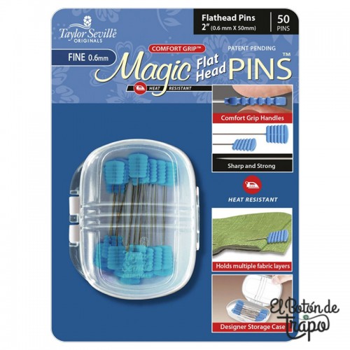 Alfileres Magic Pins Flat Head Taylor...
