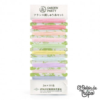 Hilos de Bordado y Sashiko Garden Party C15 Sweet