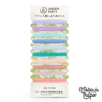 Hilos de Bordado y Sashiko Garden Party C17 Relax