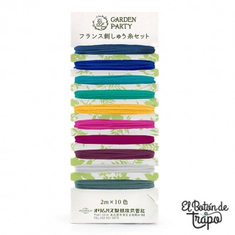 Hilos de Bordado y Sashiko Garden Party C18 Flash