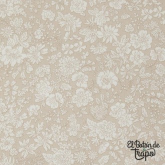 Tela Liberty Emily Belle Parchment color Beige