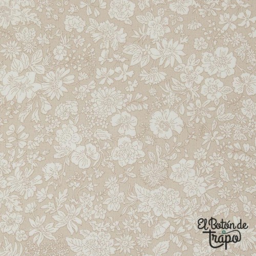 Tela Liberty Emily Belle Parchment color Beige