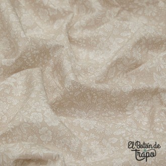 Tela Liberty Emily Belle Parchment color Beige 2