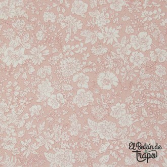 Tela Liberty Emily Belle Rosa Empolvado
