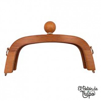 Boquilla de Madera Ovalada color castaño 21 cm